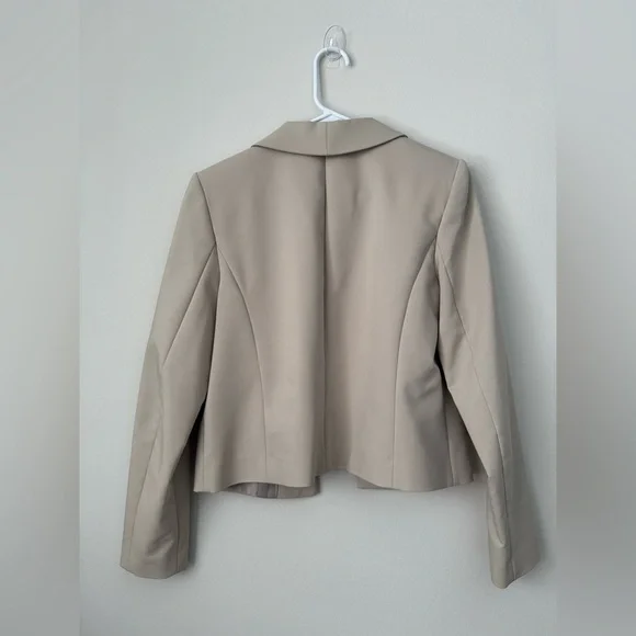 Cream Jacket Blouzer  NEW YORK Career Size 8 - Picture 7 of 7